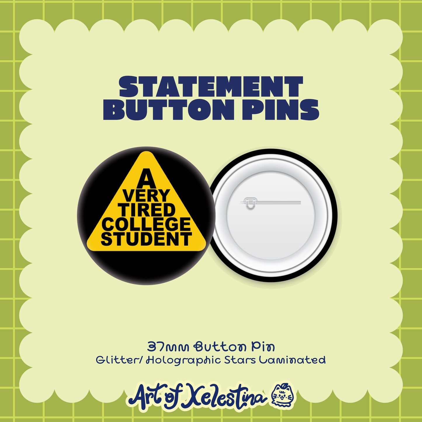 Statement Button Pins
