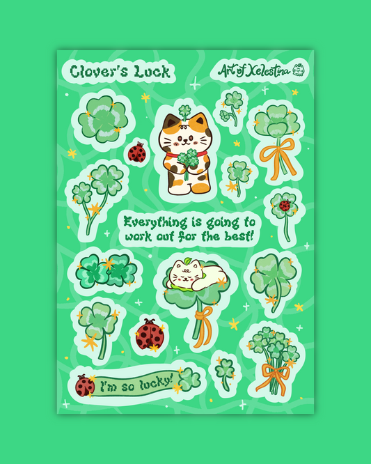 Clover's Luck Sticker Sheet