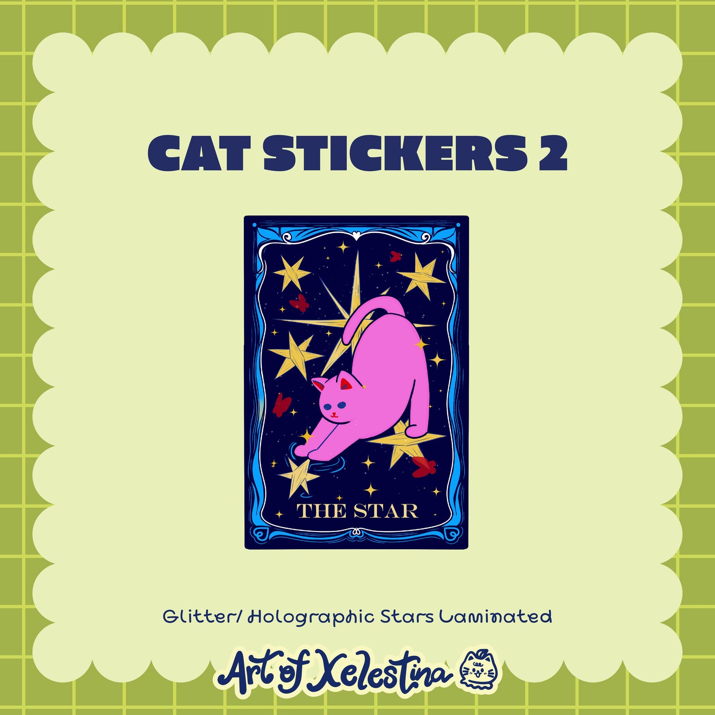 Waterproof Cat Vinyl Stickers Part 2