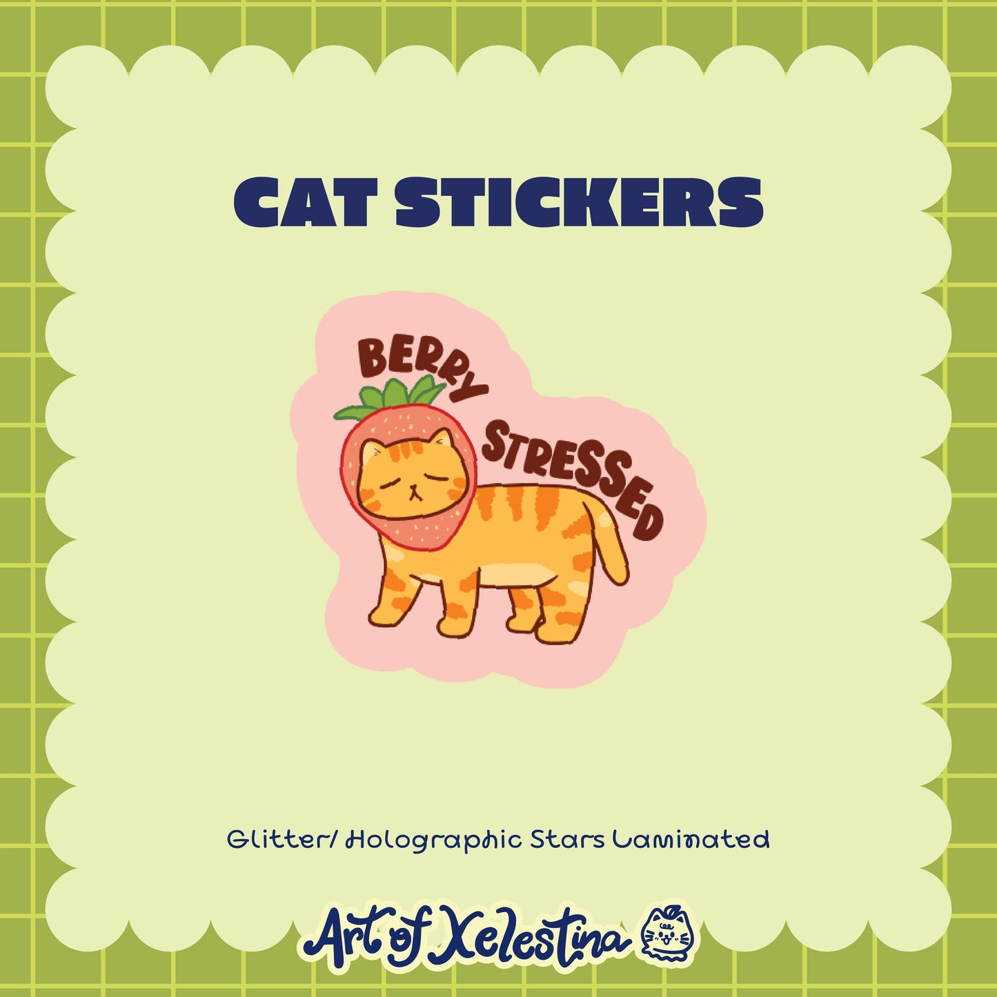 Waterproof Cat Vinyl Stickers