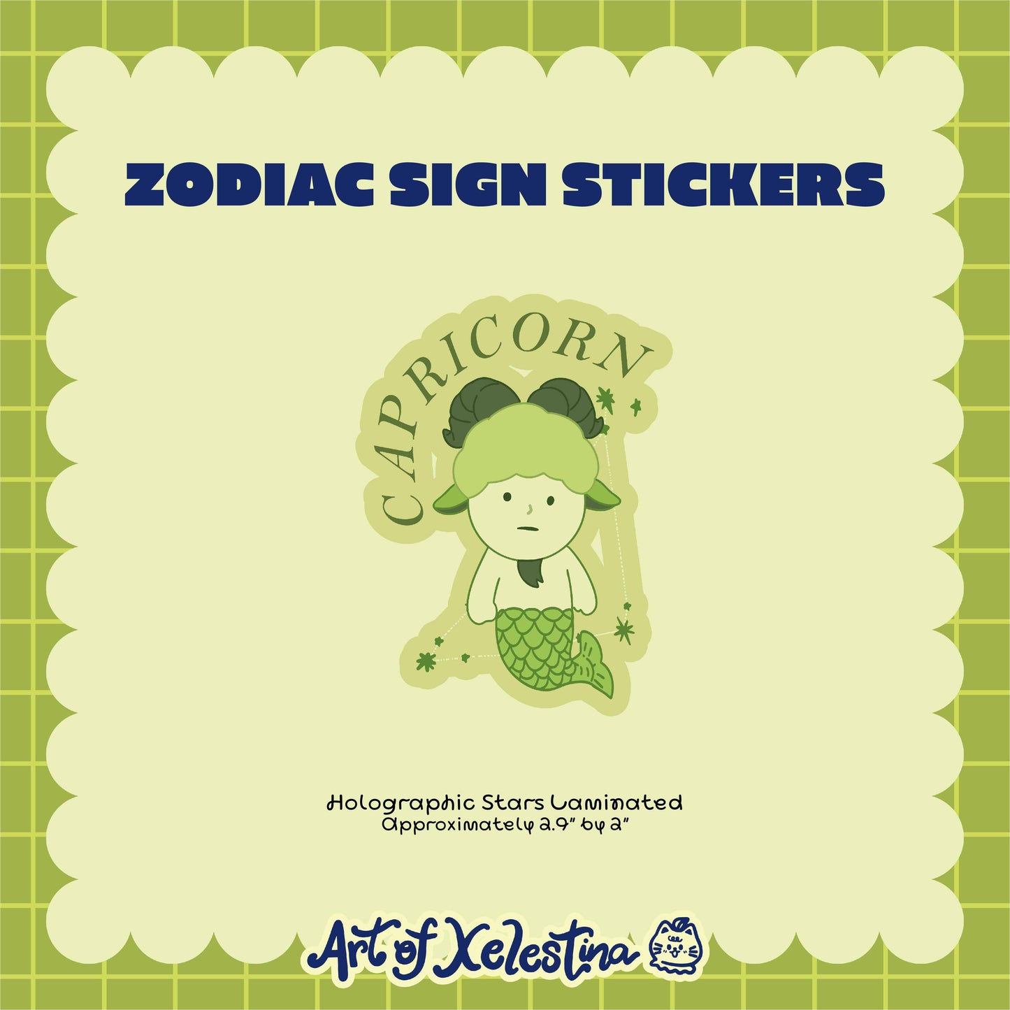 Smiski Zodiac Waterproof Vinyl Stickers