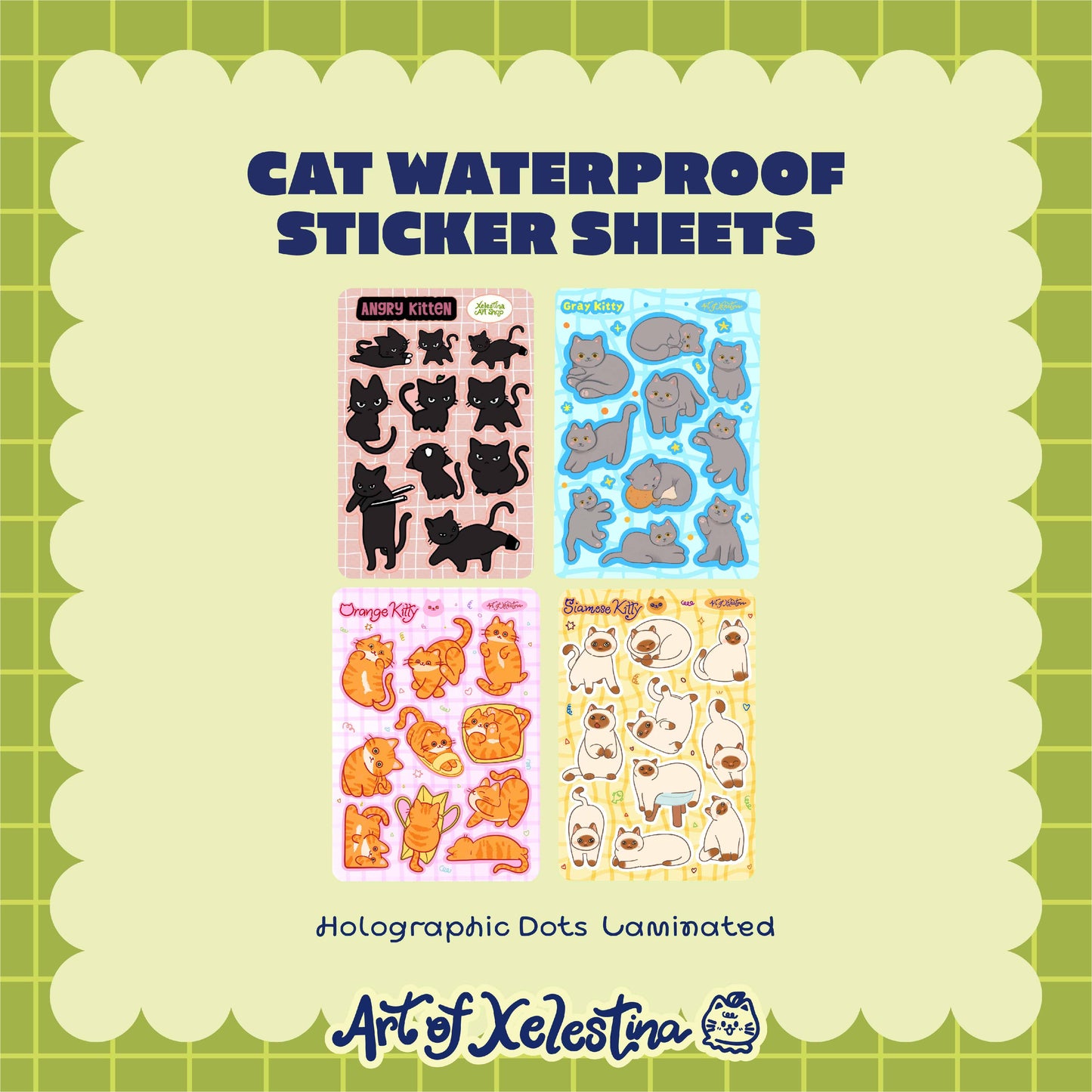 Cat Sticker Sheets