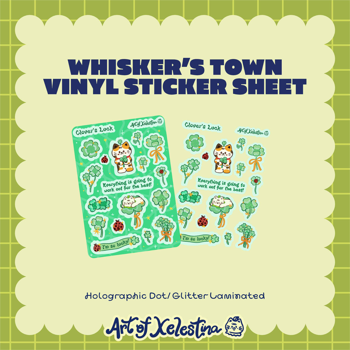 Whisker's Town Sticker Sheets