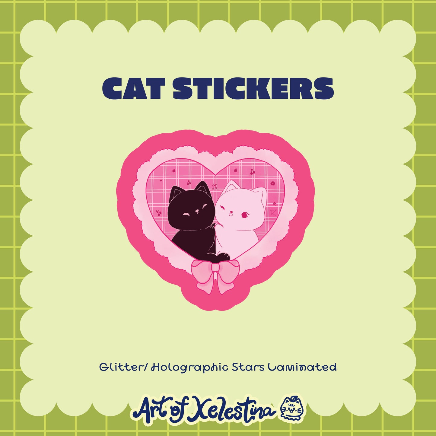 Waterproof Cat Vinyl Stickers