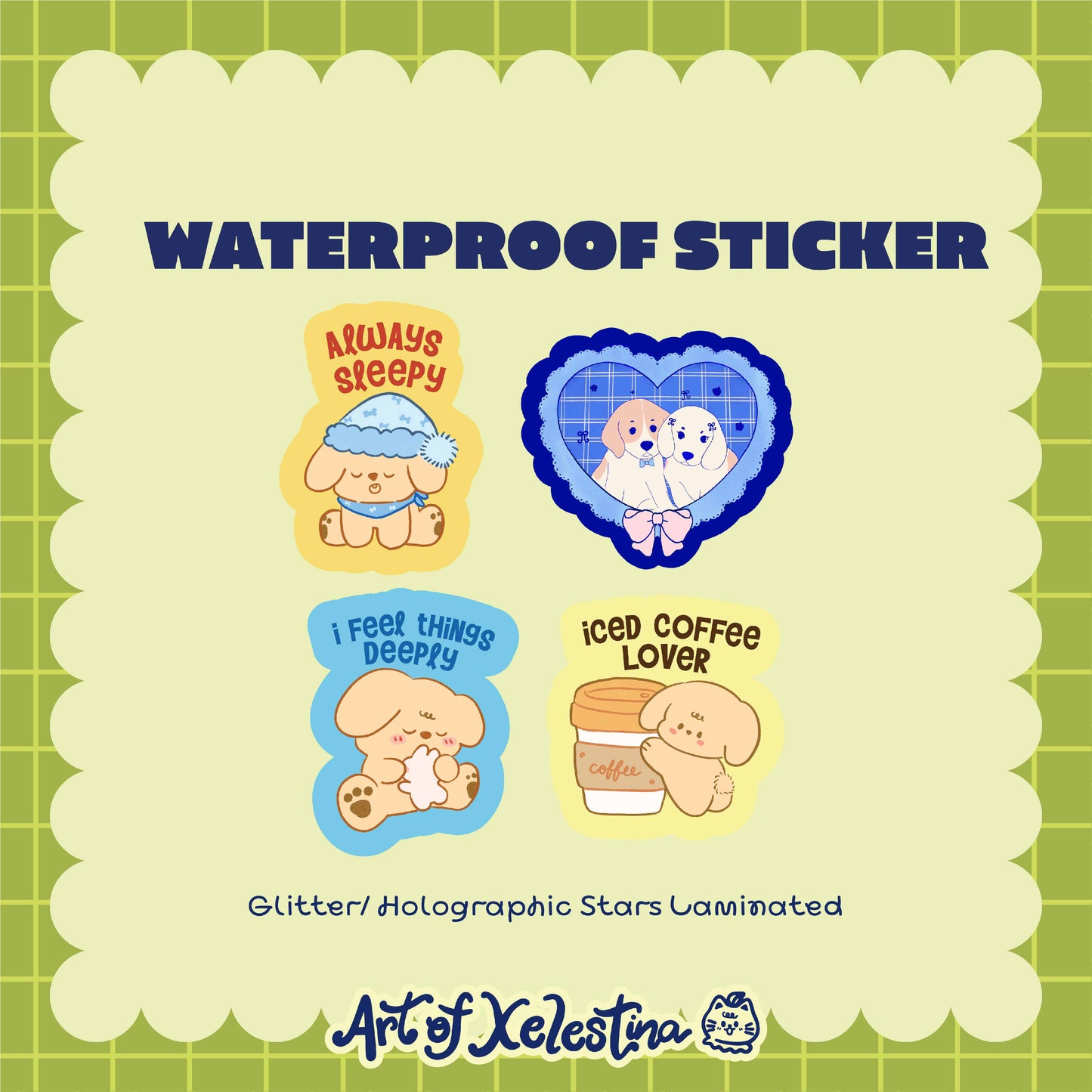 Doggy Waterproof Vinyl Stickers 🐶