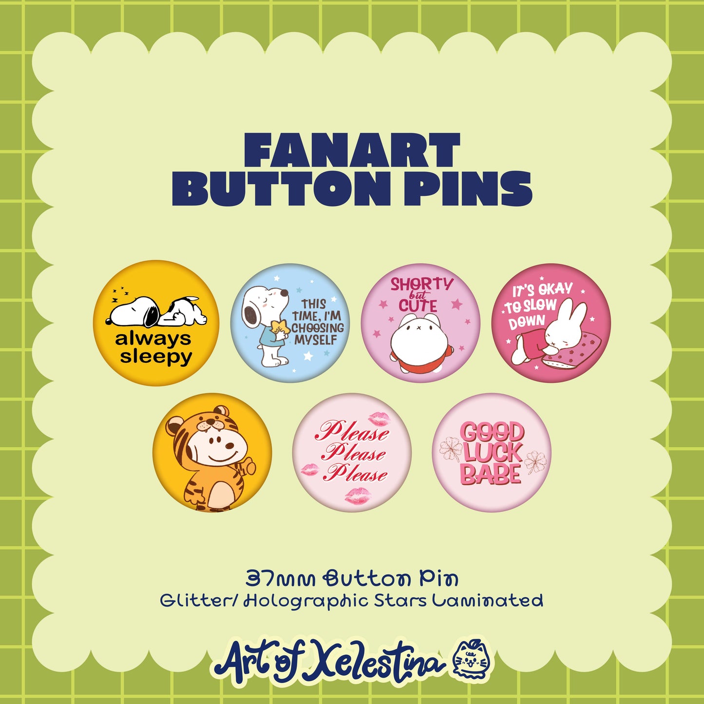 Fan Art Button Pins
