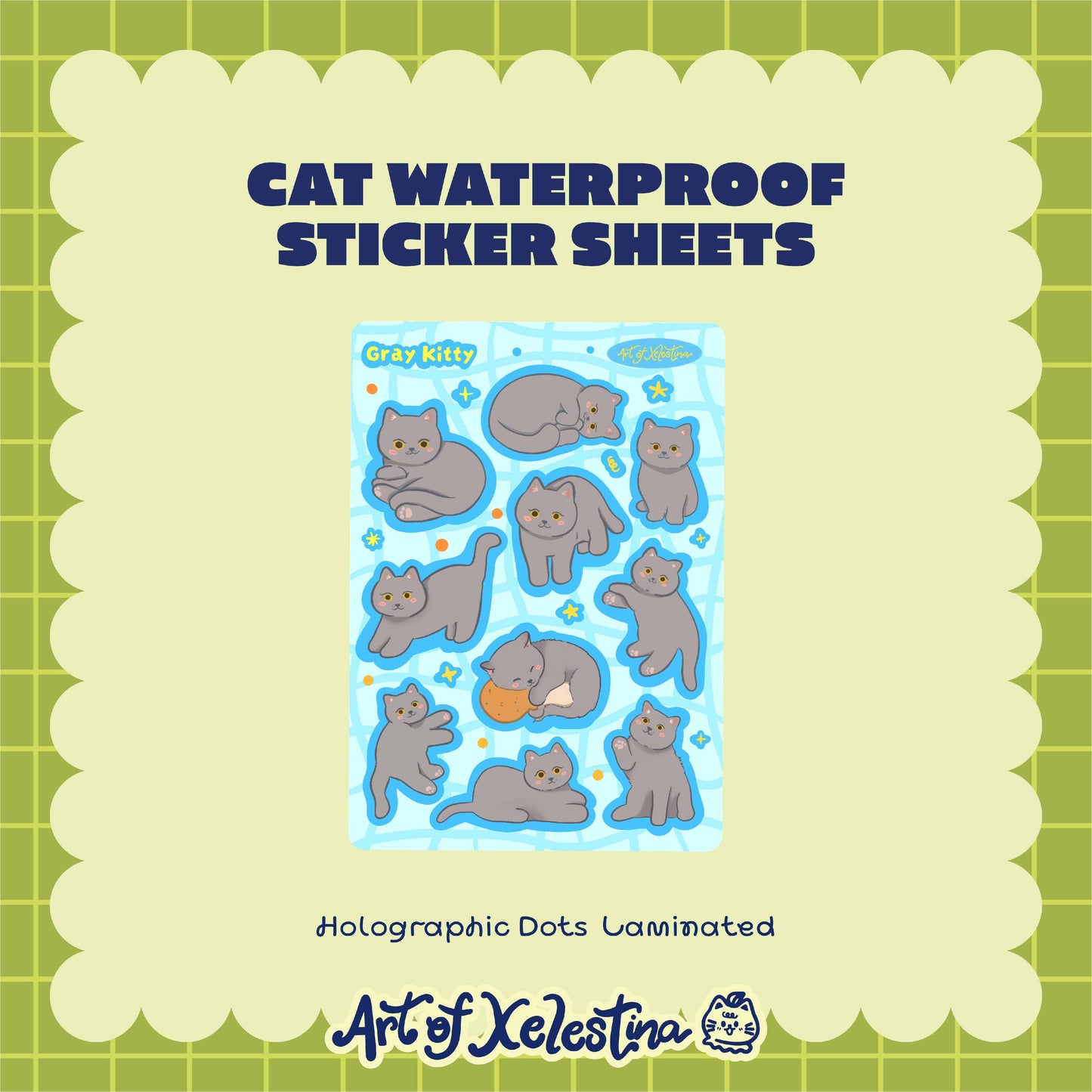 Cat Sticker Sheets