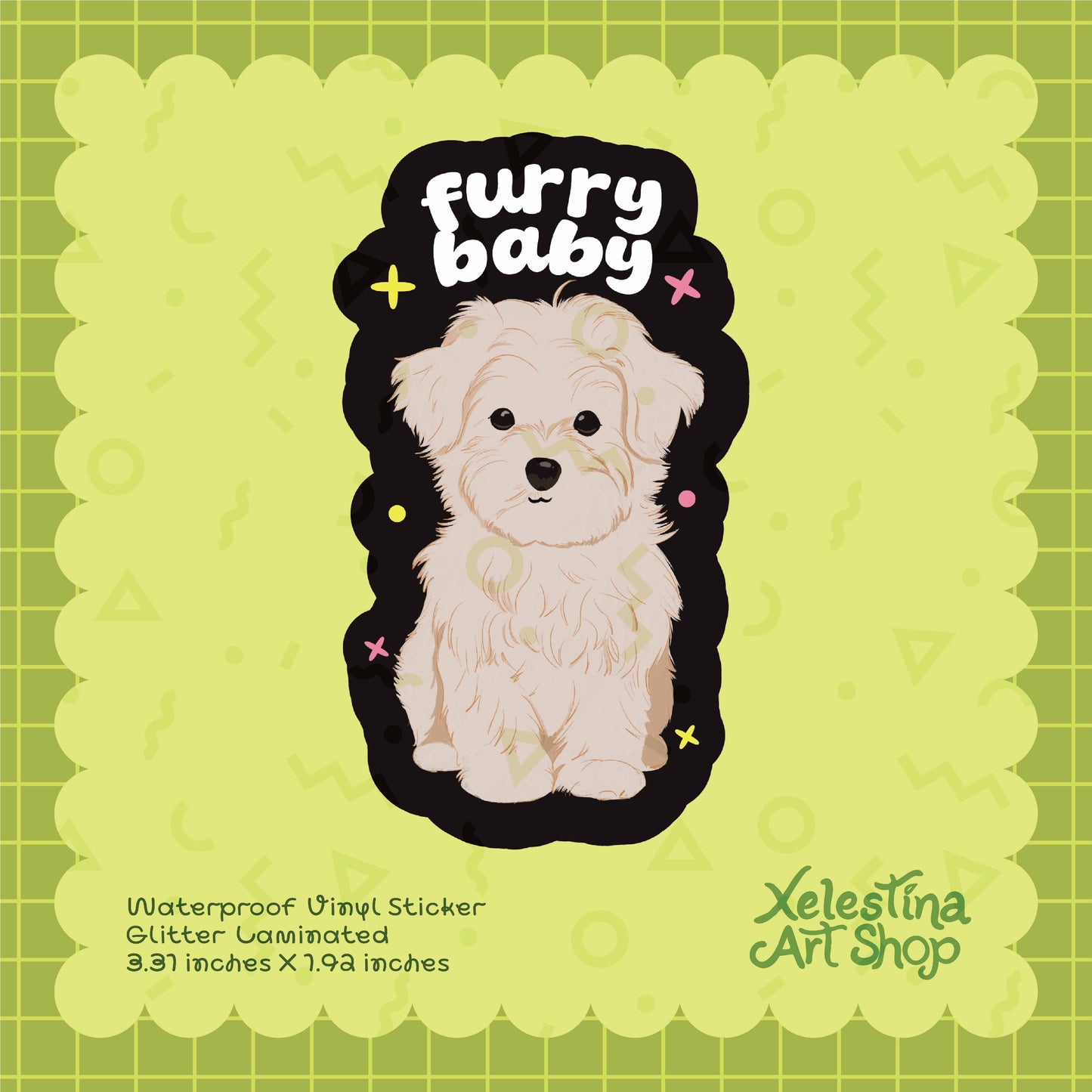 Dog Waterproof Vinyl Stickers 🐶