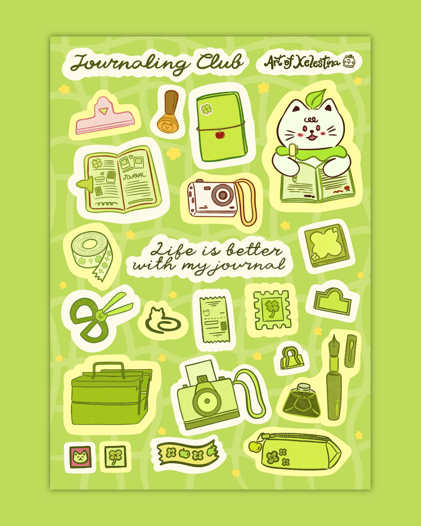 Journaling Club Sticker Sheet