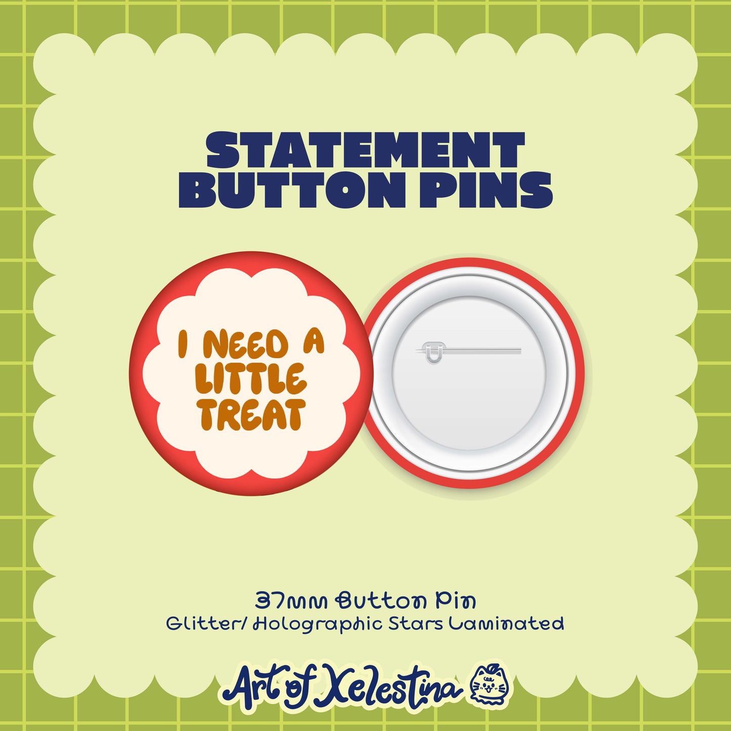 Statement Button Pins