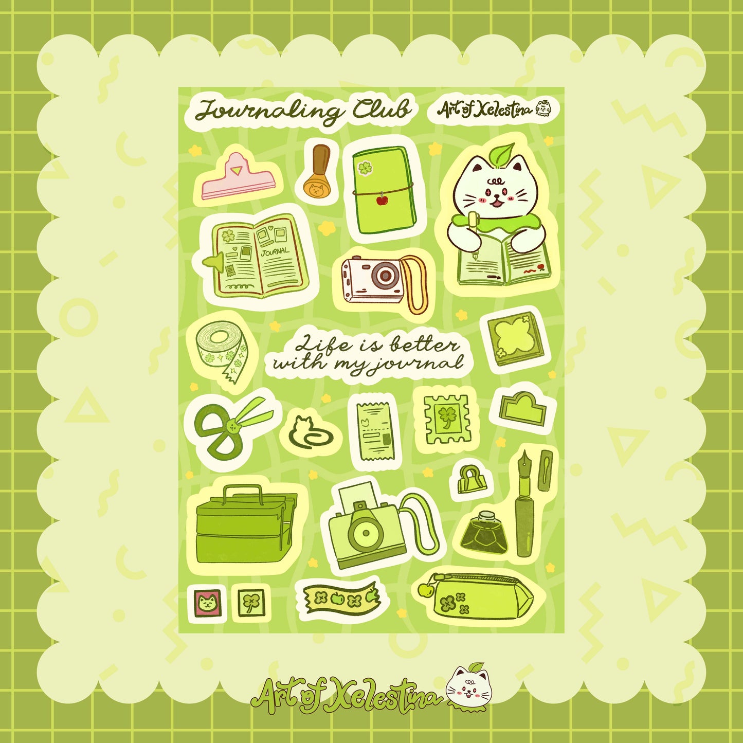 Journaling Club Sticker Sheet
