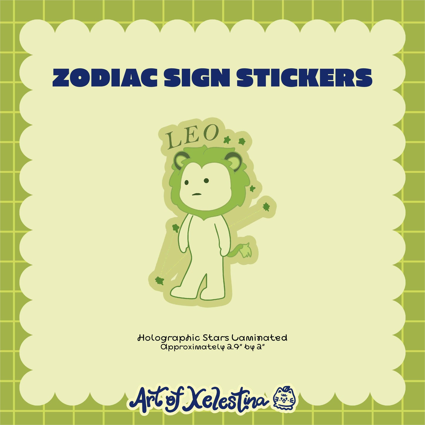 Smiski Zodiac Waterproof Vinyl Stickers