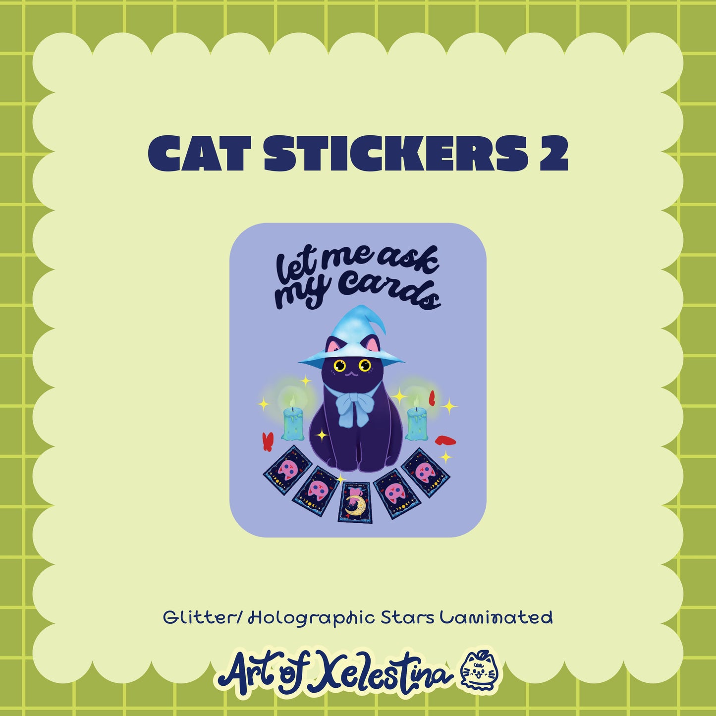 Waterproof Cat Vinyl Stickers Part 2