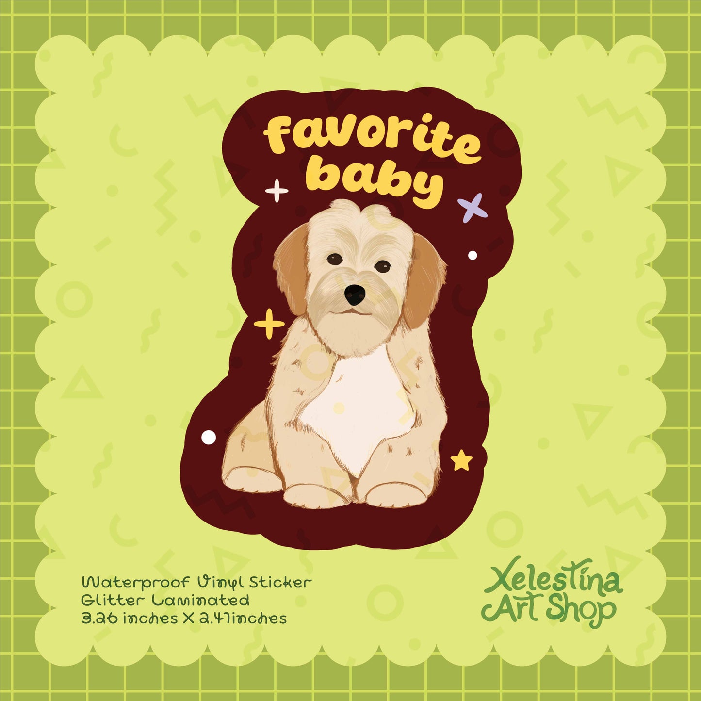 Dog Waterproof Vinyl Stickers 🐶