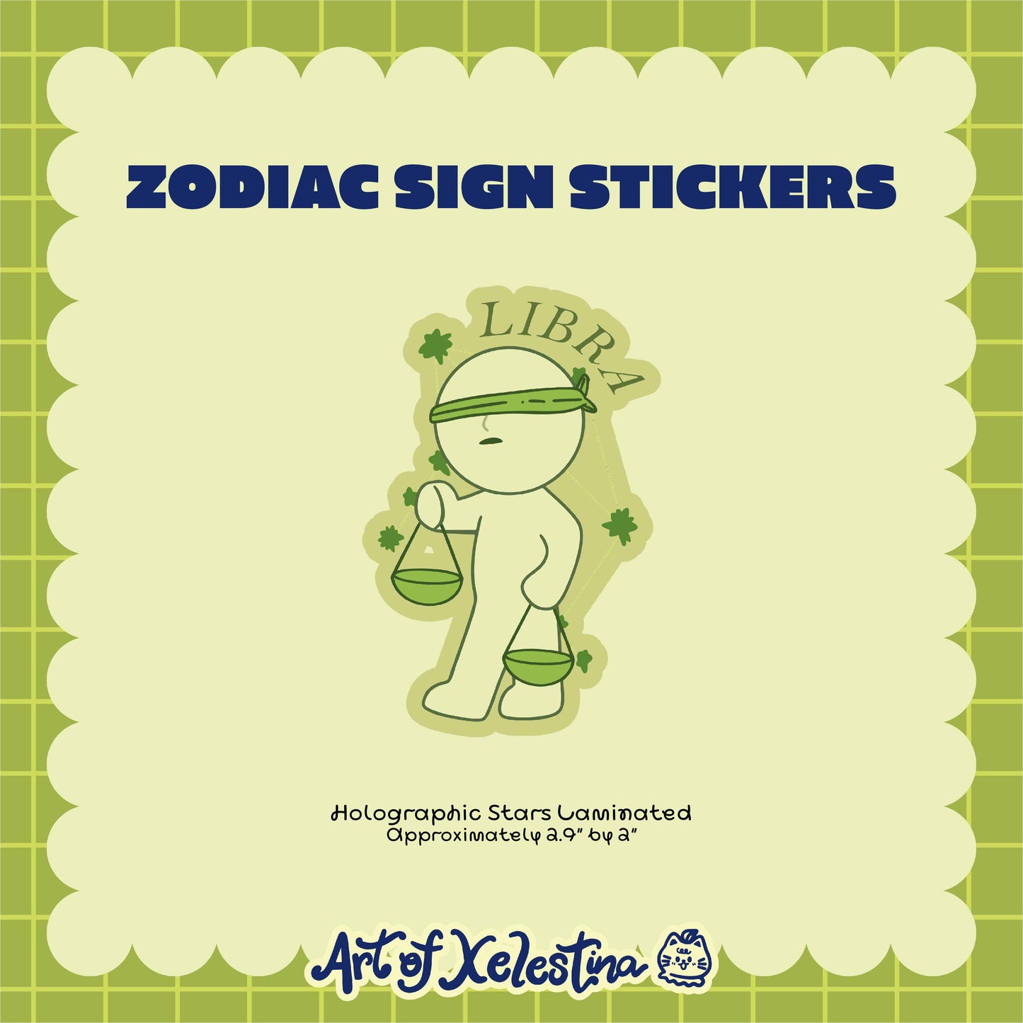 Smiski Zodiac Waterproof Vinyl Stickers