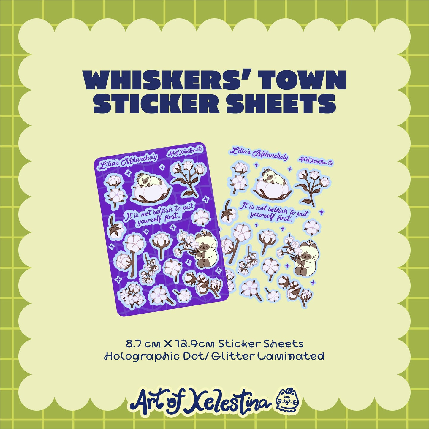 Whisker's Town Sticker Sheets