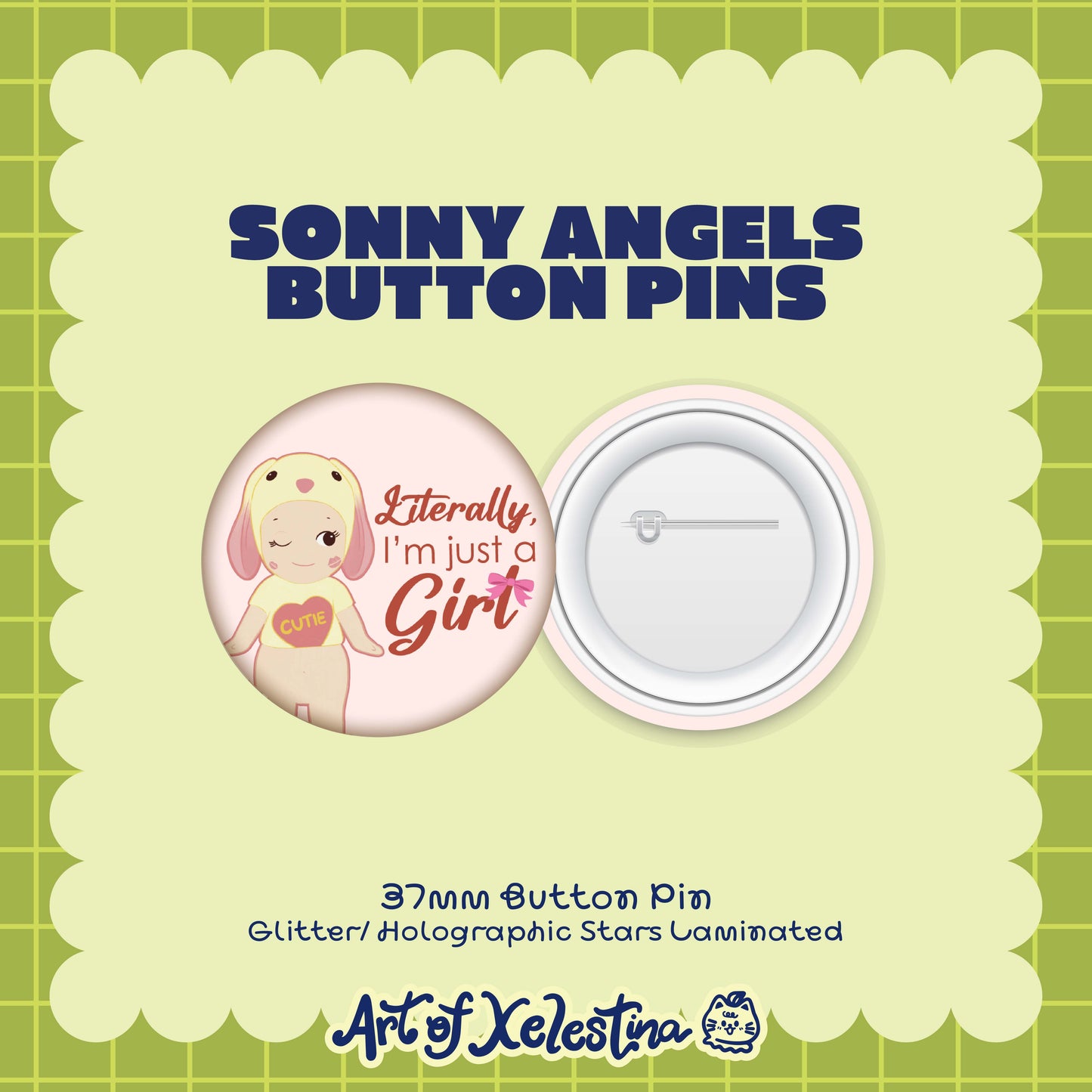 Sonny Angels Button Pins
