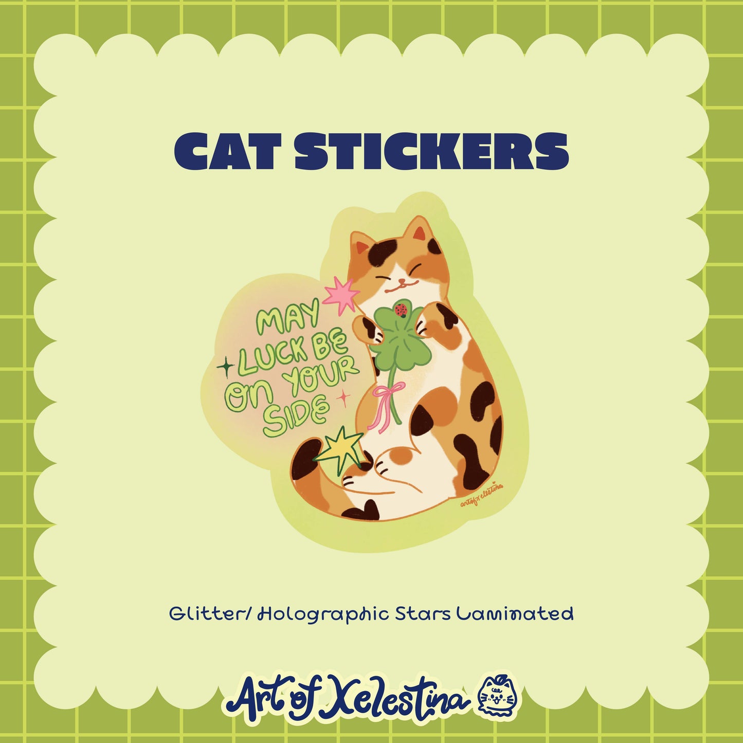 Waterproof Cat Vinyl Stickers Part 3
