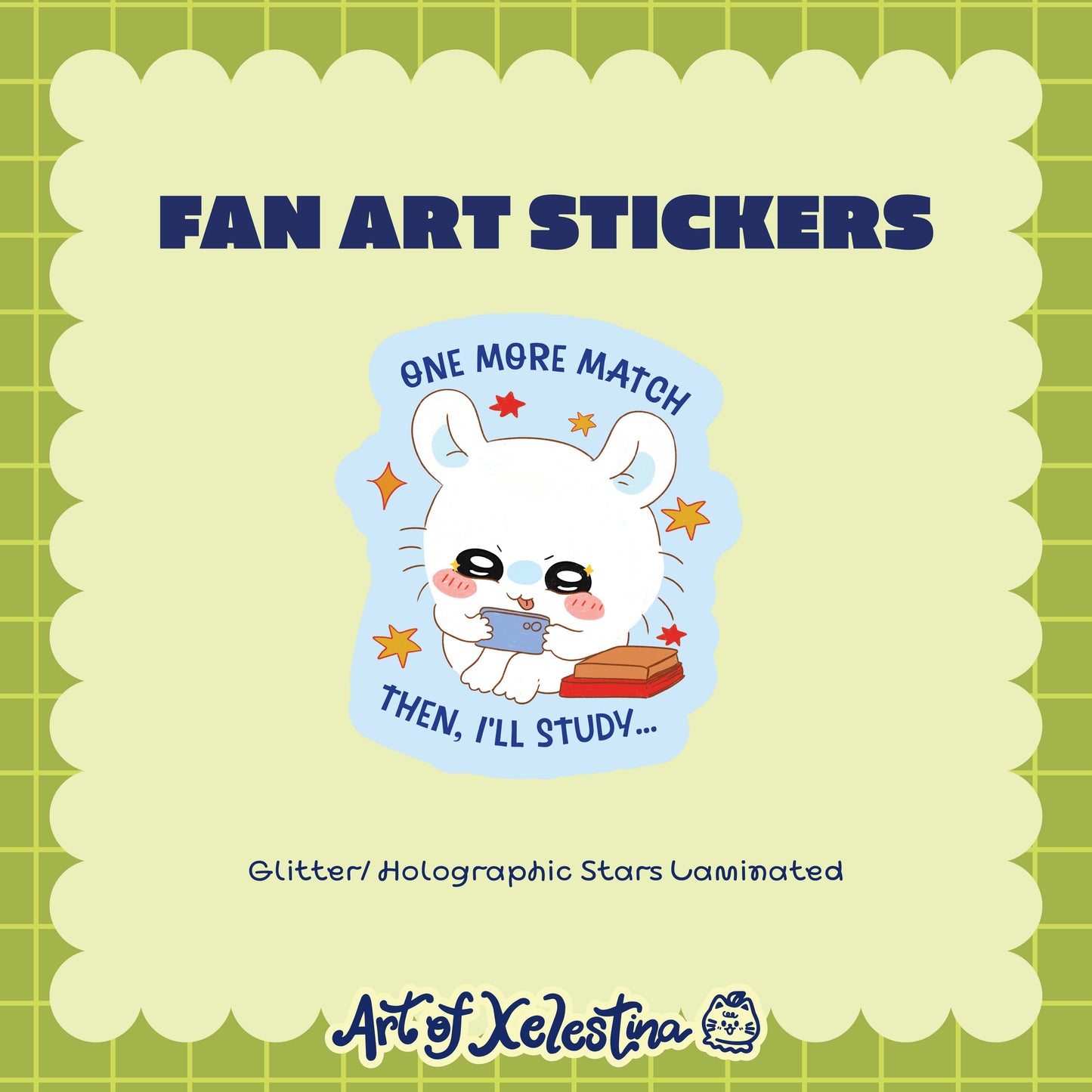 Waterproof Fanart Vinyl Stickers