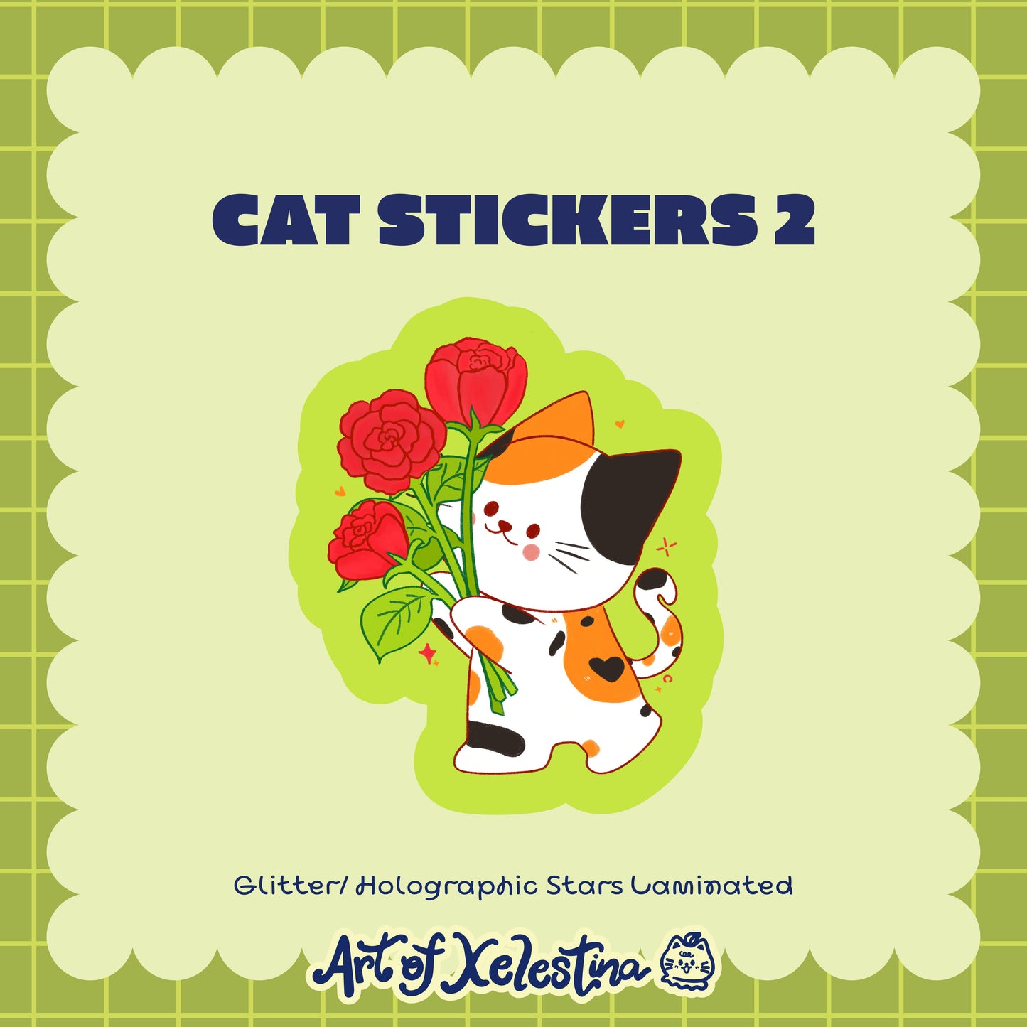 Waterproof Cat Vinyl Stickers Part 2
