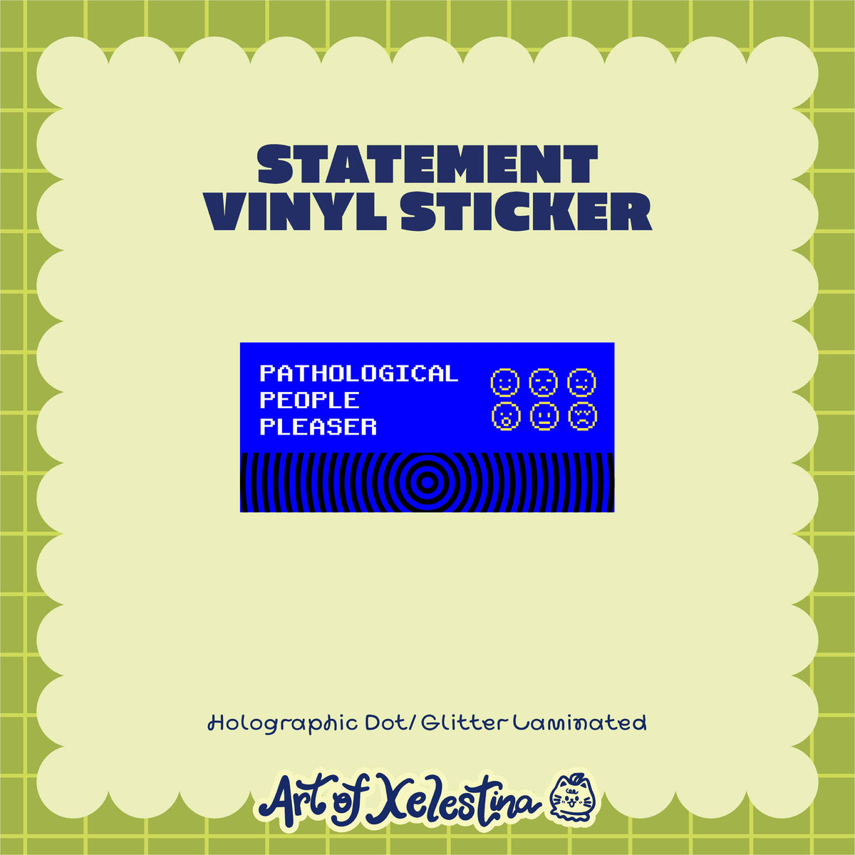 Statement Art Waterproof Vinyl Stickers