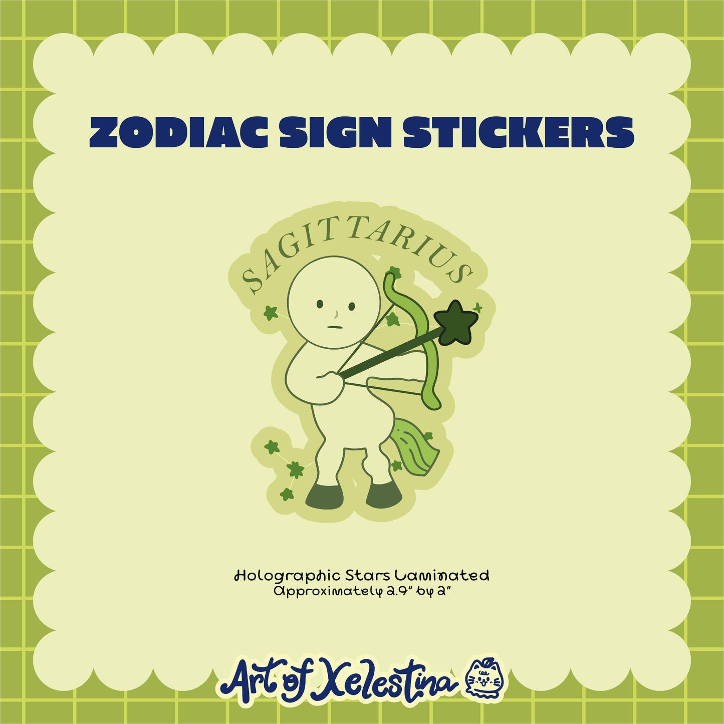 Smiski Zodiac Waterproof Vinyl Stickers