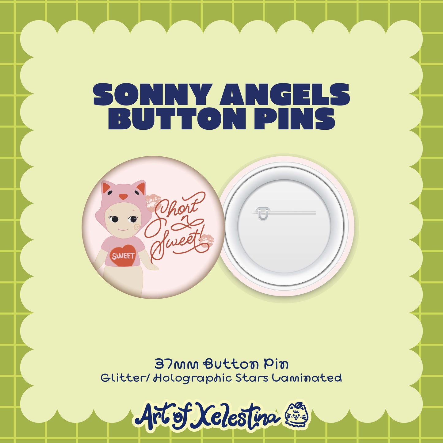 Sonny Angels Button Pins