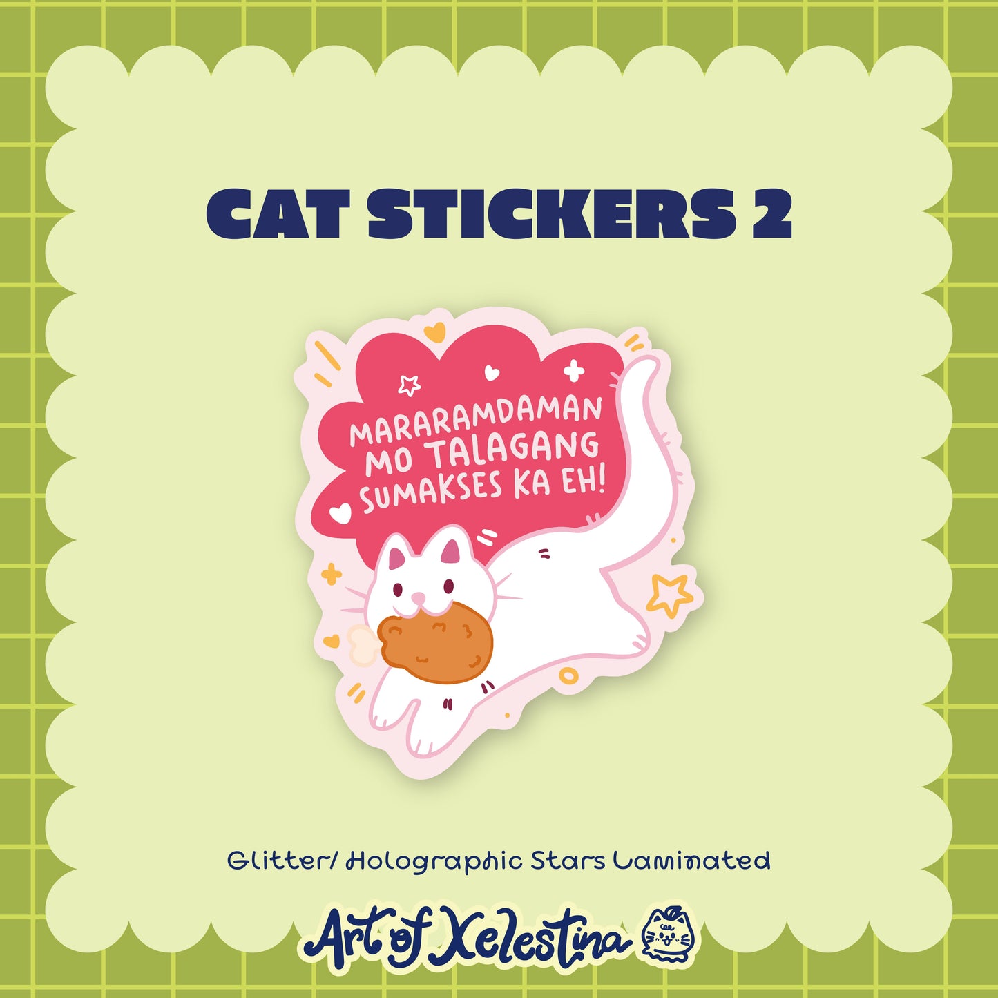 Waterproof Cat Vinyl Stickers Part 2