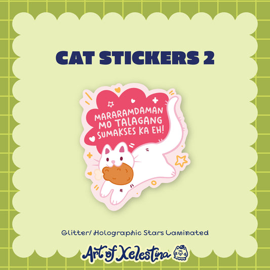 Waterproof Cat Vinyl Stickers Part 2
