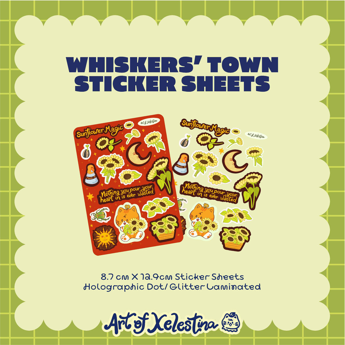 Whisker's Town Sticker Sheets
