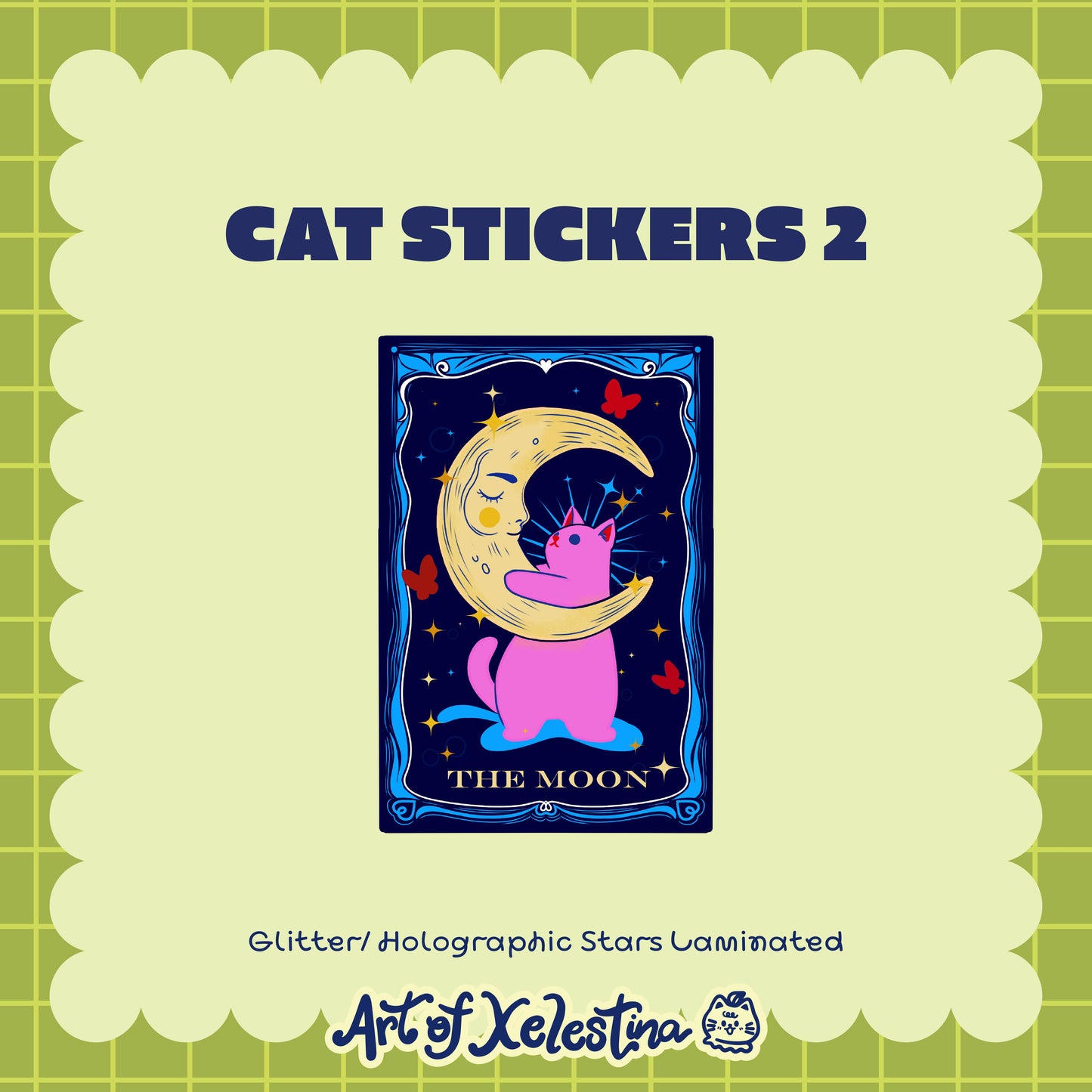 Waterproof Cat Vinyl Stickers Part 2