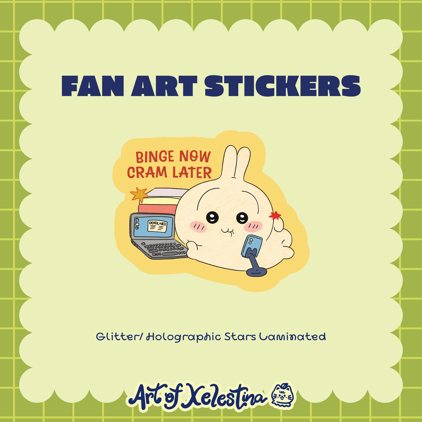 Waterproof Fanart Vinyl Stickers