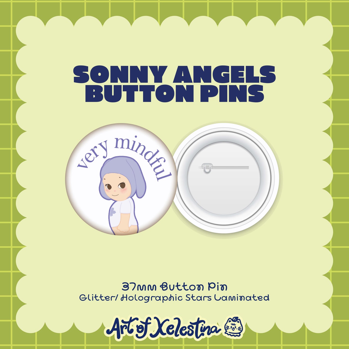 Sonny Angels Button Pins