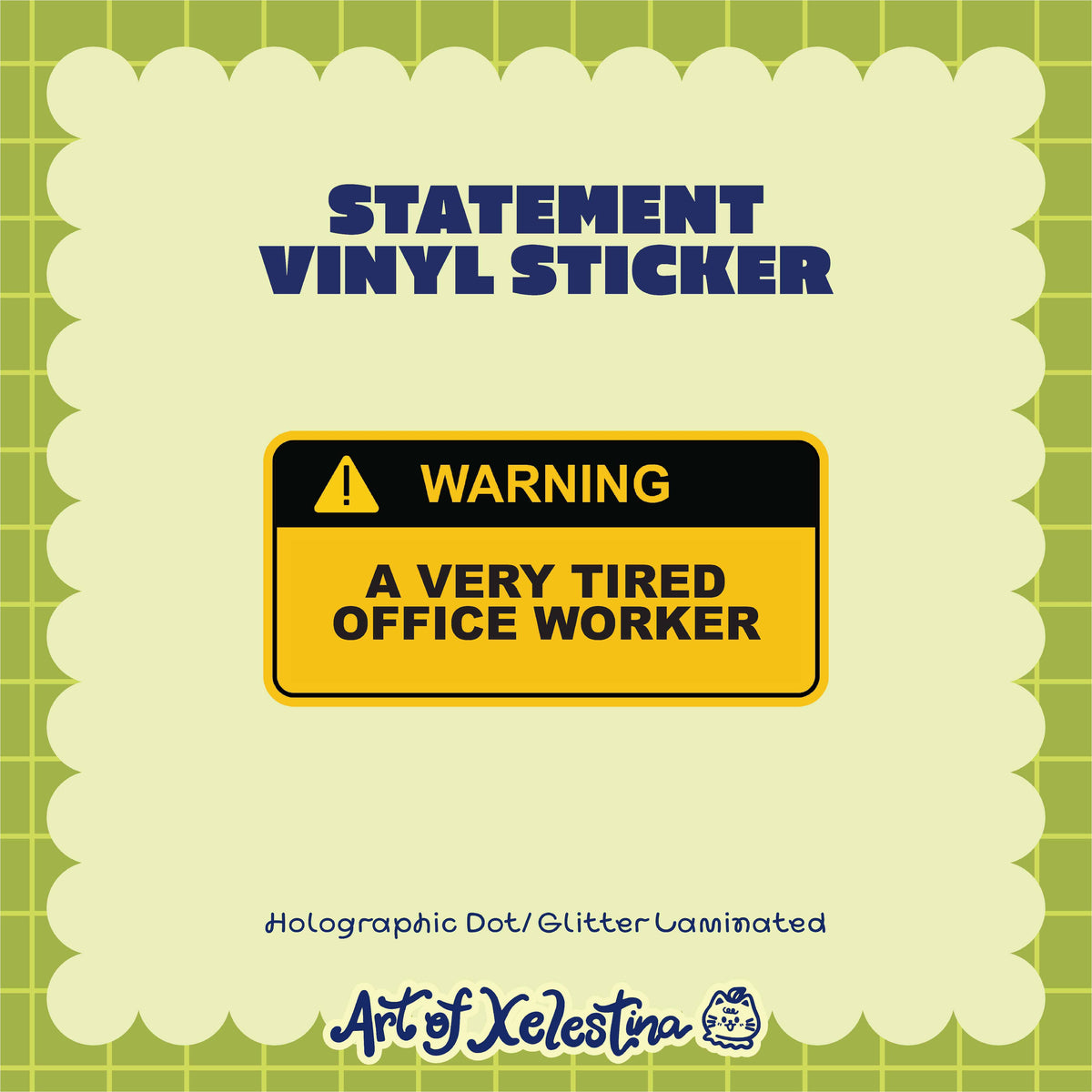 Statement Art Waterproof Vinyl Stickers