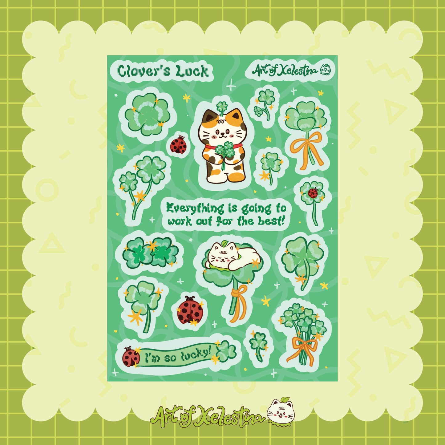 Clover's Luck Sticker Sheet