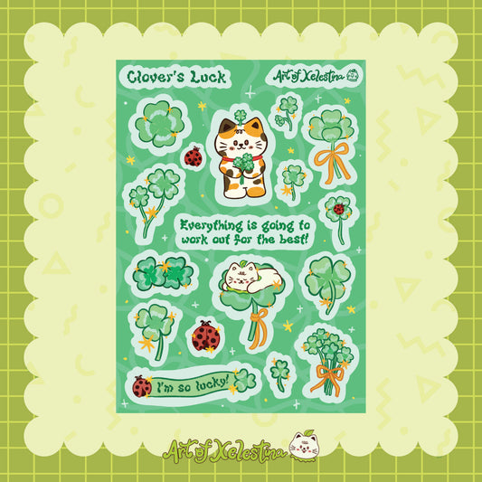Clover's Luck Sticker Sheet