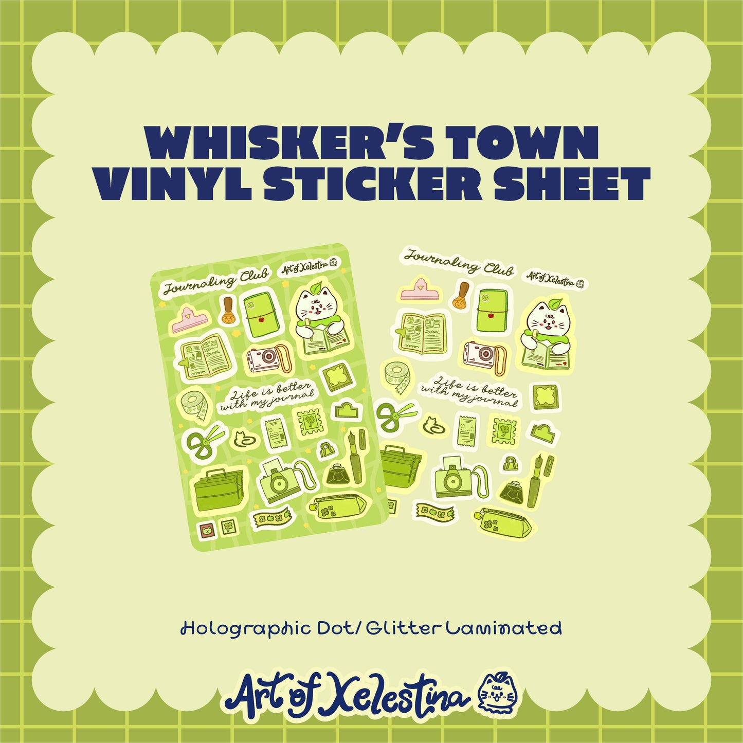 Whisker's Town Sticker Sheets