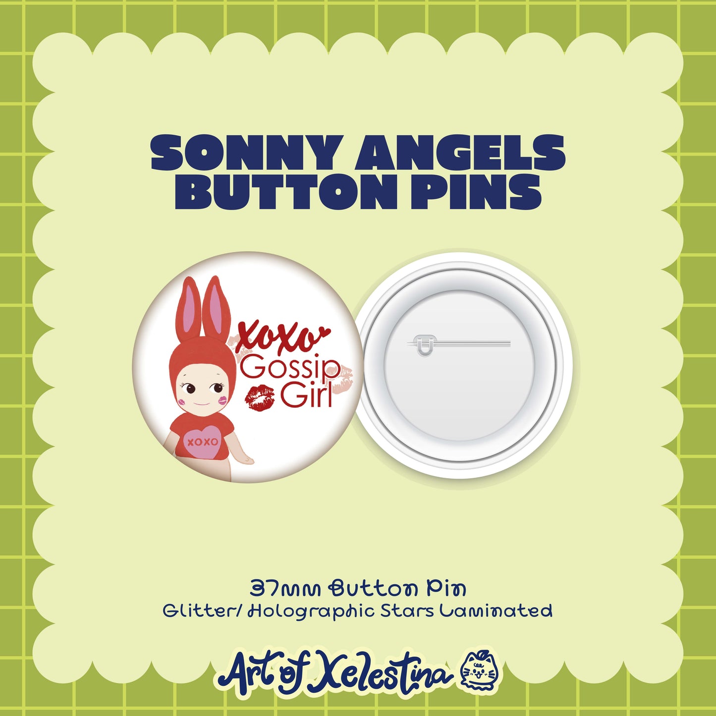 Sonny Angels Button Pins