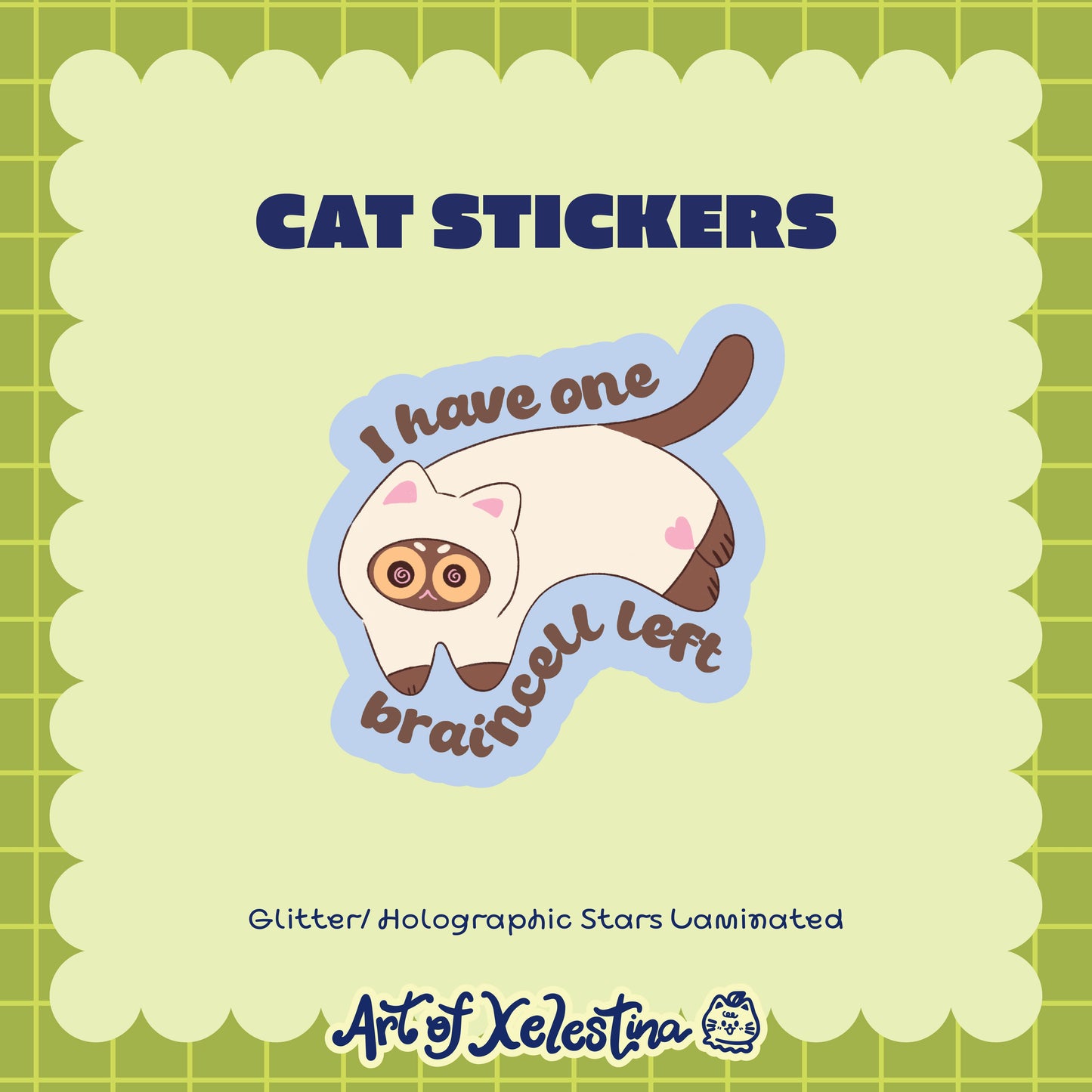 Waterproof Cat Vinyl Stickers